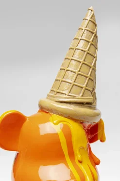 KARE Deko Figur Sitting Gelato Bear Orange 37cm Best