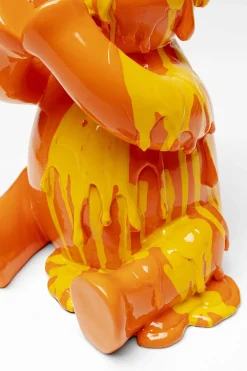 KARE Deko Figur Sitting Gelato Bear Orange 37cm Best