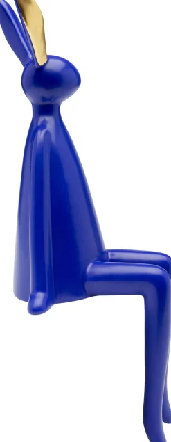 KARE Deko Figur Sitting Rabbit Blau 35cm Online