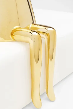 KARE Deko Figur Sitting Rabbit Gold 35cm Discount