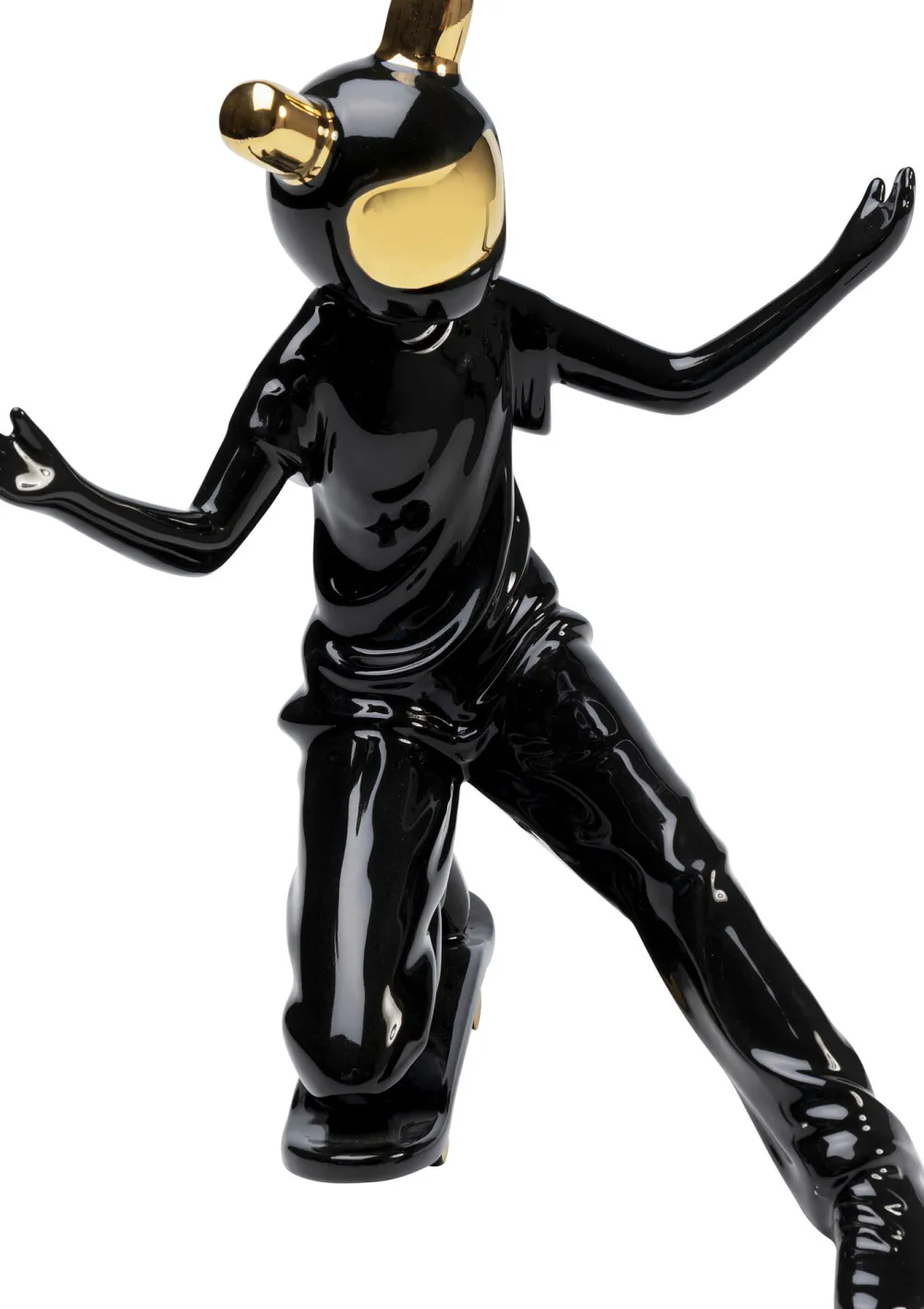 KARE Deko Figur Skating Astronaut Schwarz 21cm Sale