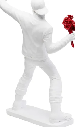 KARE Deko Figur Street Art Bouquet Weiß 67cm New