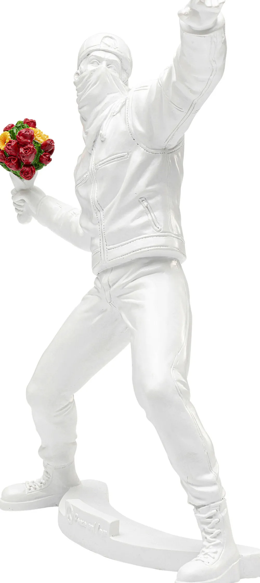 KARE Deko Figur Street Art Bouquet Weiß 27cm Sale