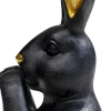KARE Deko Figur Sweet Rabbit Schwarz 23cm Sale