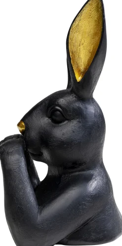 KARE Deko Figur Sweet Rabbit Schwarz 23cm Sale