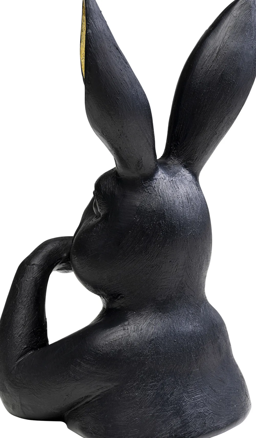 KARE Deko Figur Sweet Rabbit Schwarz 23cm Sale