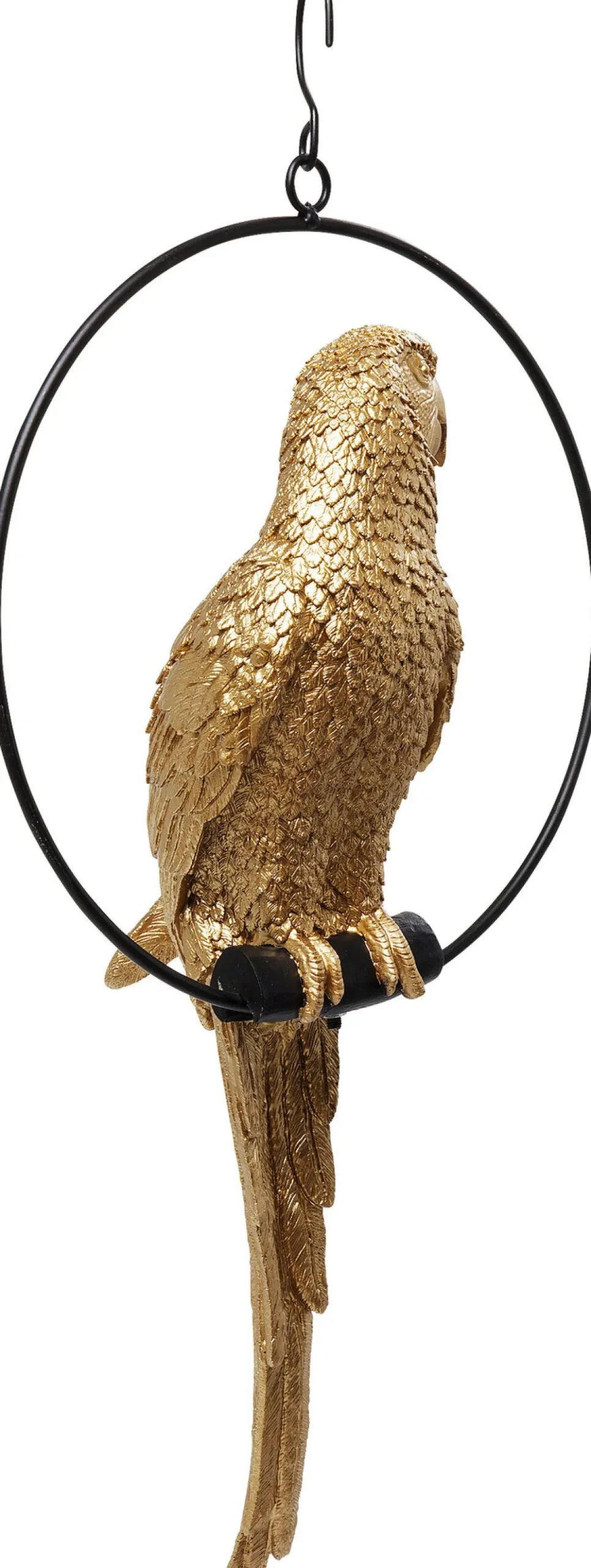 KARE Deko Figur Swinging Parrot Gold Sale
