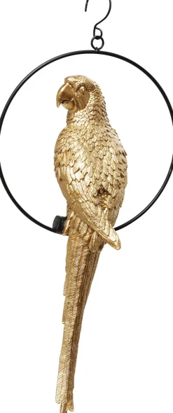 KARE Deko Figur Swinging Parrot Gold Sale