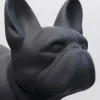 KARE Deko Figur Toto Teen Schwarz Matt 90cm