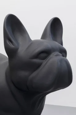KARE Deko Figur Toto Teen Schwarz Matt 90cm