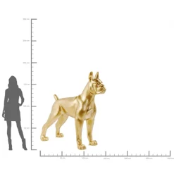 KARE Deko Figur Toto XL Gold 180cm Hot