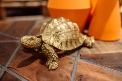 KARE Deko Figur Turtle Gold Klein Best