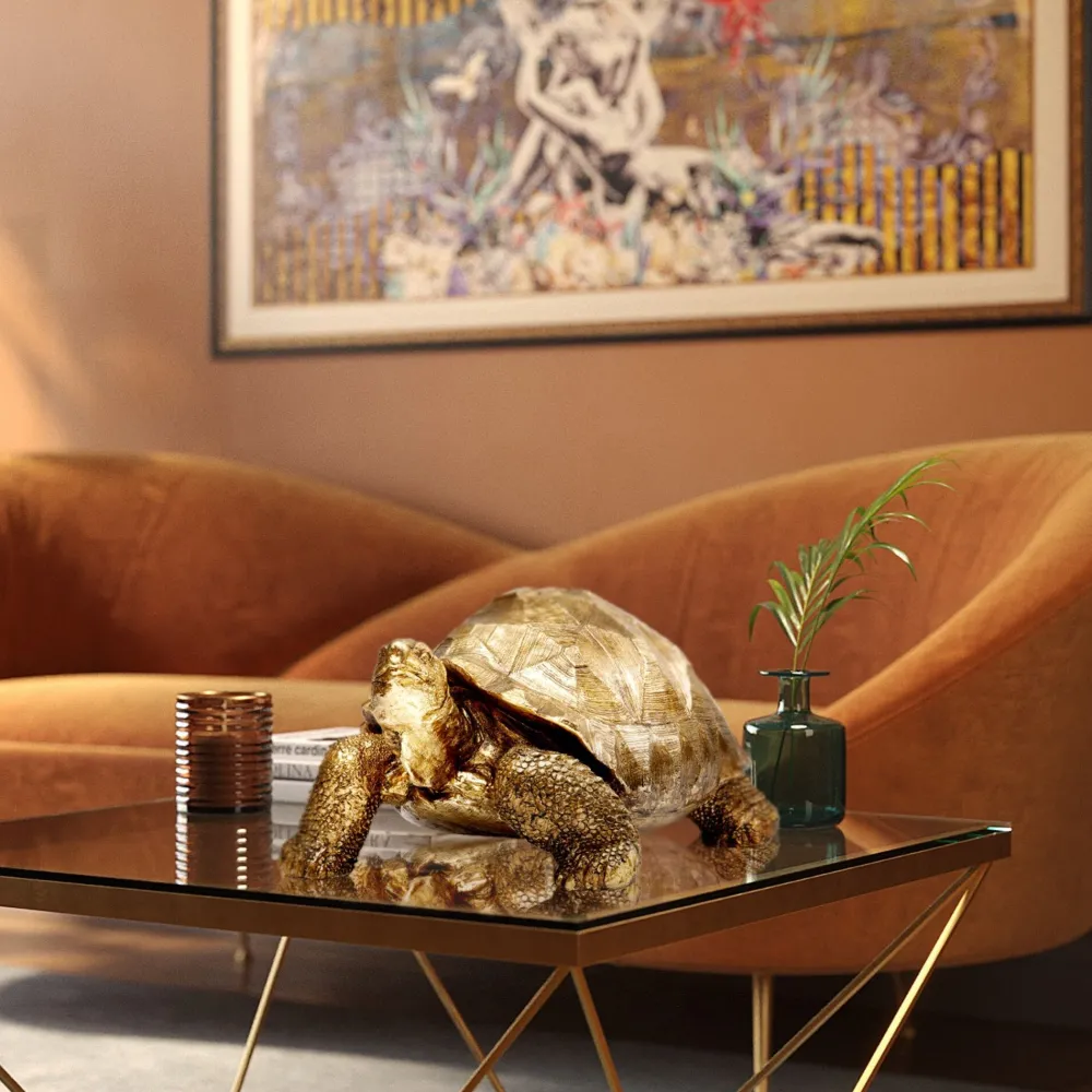 KARE Deko Figur Turtle Gold Medium 40cm Online
