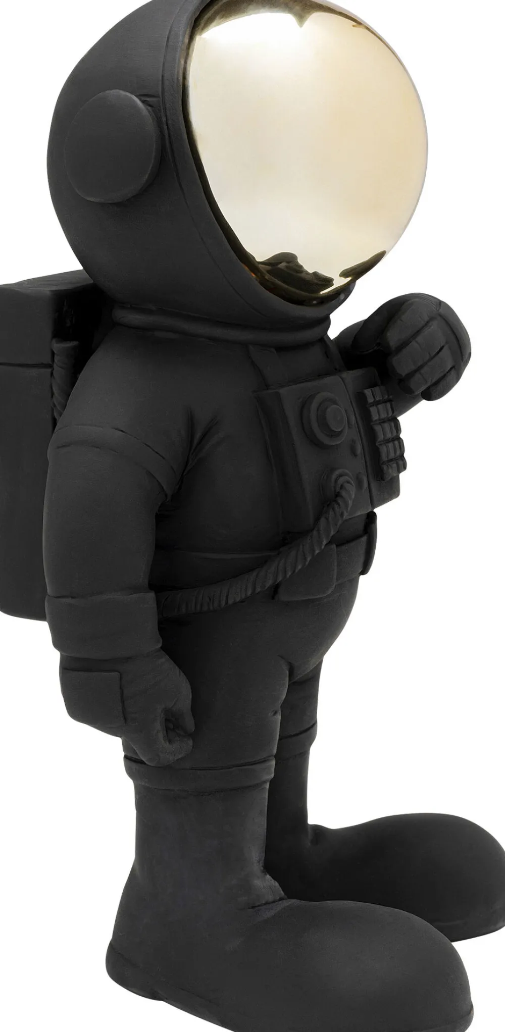 KARE Deko Figur Welcome Astronaut Schwarz 27cm Discount