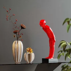 KARE Deko Figur Welcome Guests Red Small Clearance