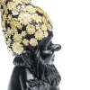 KARE Deko Figur Zwerg Meditation Schwarz Gold 19cm Outlet