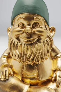 KARE Deko Figur Zwerg Sitting Gold Grün 19cm Best