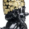 KARE Deko Figur Zwerg Standing Schwarz Gold 61cm Best