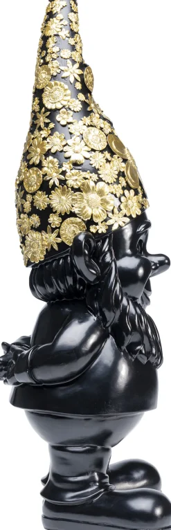 KARE Deko Figur Zwerg Standing Schwarz Gold 61cm Best