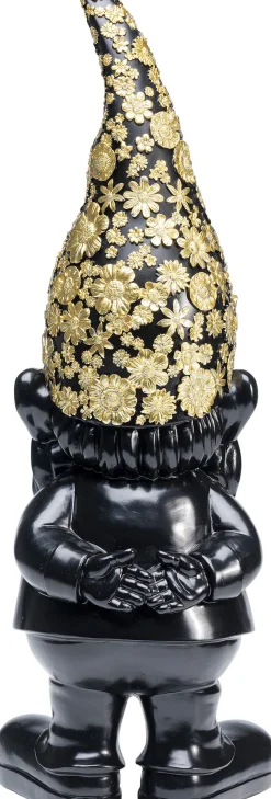 KARE Deko Figur Zwerg Standing Schwarz Gold 61cm Best