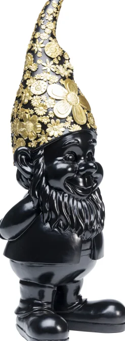KARE Deko Figur Zwerg Standing Schwarz Gold 61cm Best