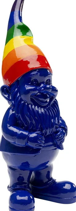 KARE Deko Figur Zwerg Stehend Rainbow Blau 21cm Best