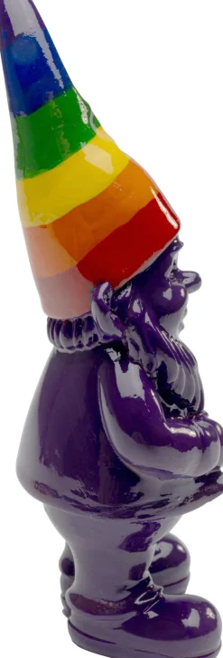 KARE Deko Figur Zwerg Stehend Rainbow Lila 11cm Outlet