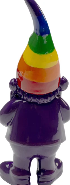 KARE Deko Figur Zwerg Stehend Rainbow Lila 11cm Outlet