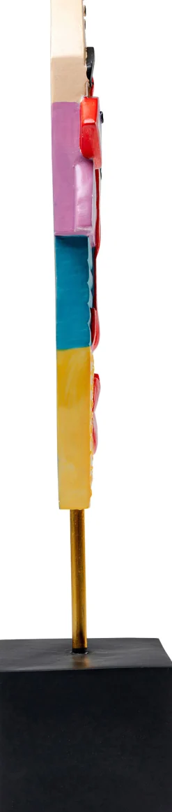KARE Deko Objekt Abstract Face Multicolour 52cm Discount