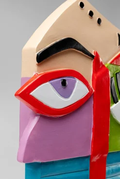 KARE Deko Objekt Abstract Face Multicolour 52cm Discount