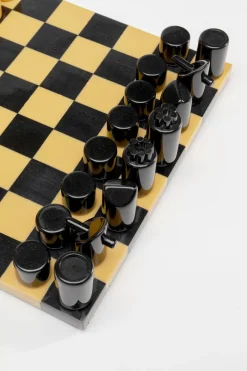 KARE Deko Objekt Chess Focus Senf 26x26cm New