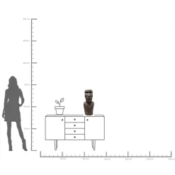 KARE Deko Objekt Easter Island 59cm New