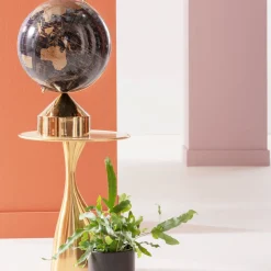 KARE Deko Objekt Globe Top Gold 47cm Online