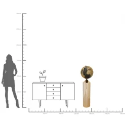 KARE Deko Objekt Globe Top Gold 132cm Hot