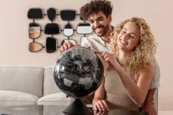 KARE Deko Objekt Globe Top Schwarz 40cm Sale