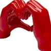 KARE Deko Objekt Heart Hands Rot 12cm Discount