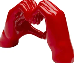 KARE Deko Objekt Heart Hands Rot 12cm Discount