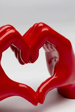 KARE Deko Objekt Heart Hands Rot 12cm Discount