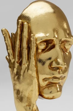 KARE Deko Objekt In my Mind Gold 30cm Hot