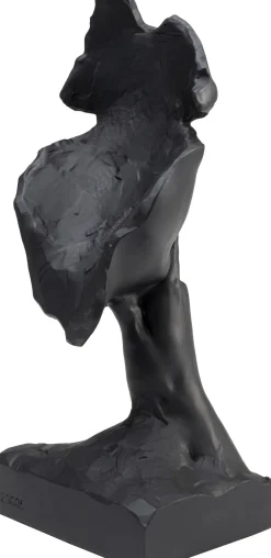 KARE Deko Objekt Quiet Face Schwarz 31cm Clearance