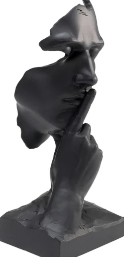 KARE Deko Objekt Quiet Face Schwarz 31cm Clearance