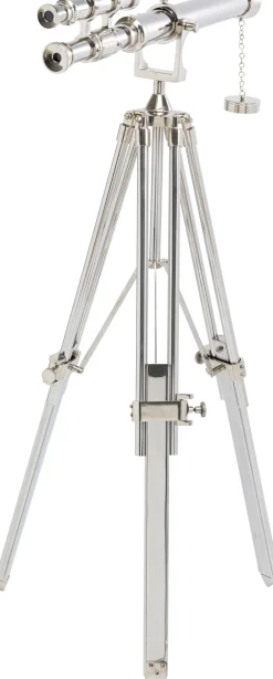 KARE Deko Objekt Telescope Silber 125cm Outlet