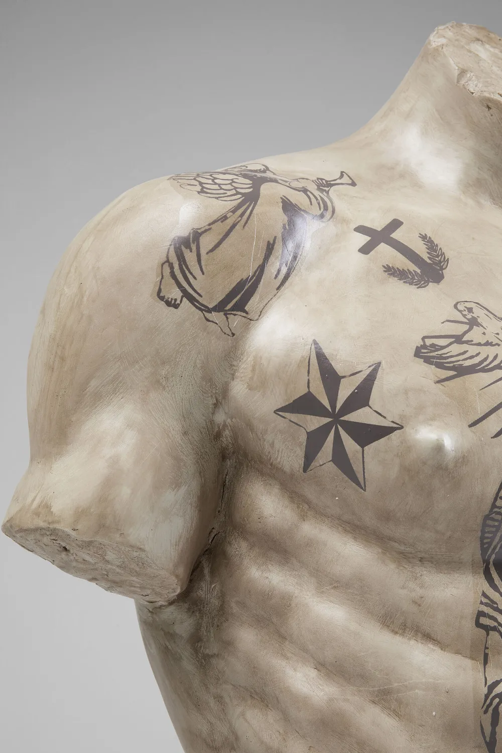KARE Deko Objekt Torso Tattoo Outlet