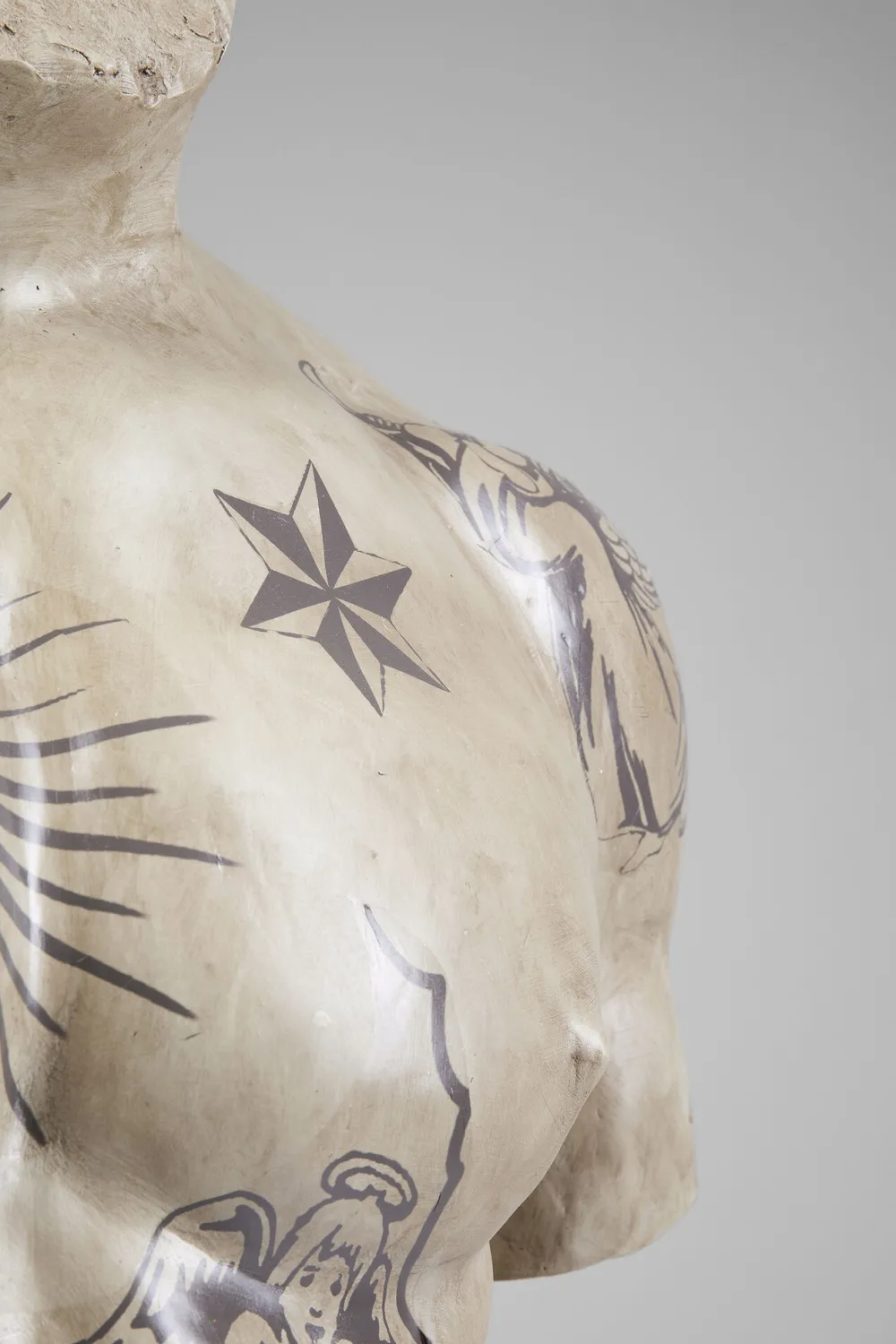 KARE Deko Objekt Torso Tattoo Outlet