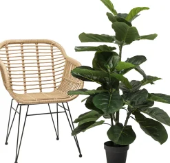 KARE Deko Pflanze Fiddle Leaf 120cm Sale
