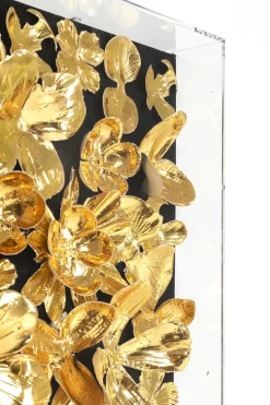 KARE Deko Rahmen Gold Flower 60x60cm Best