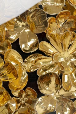 KARE Deko Rahmen Gold Flower 60x60cm Best