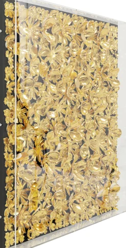 KARE Deko Rahmen Gold Flower 80x80cm Online