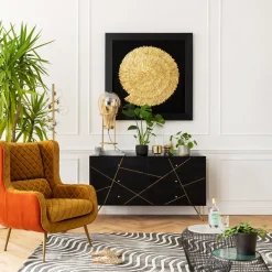 KARE Deko Rahmen Golden Snail 120x120cm Best