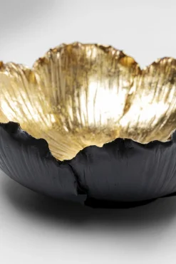 KARE Deko Schale Flower Bloom Schwarz Gold Ø25cm Hot